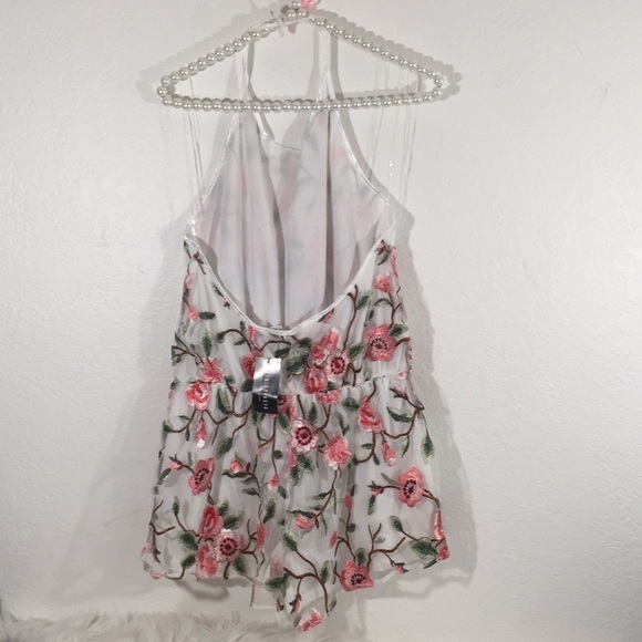 Fashion Nova Vines And Climbers Romper Floral L - Picture 9 of 12